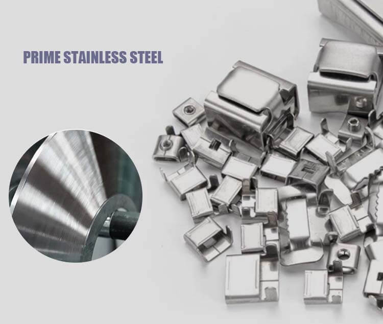 stainless steel banding buckles features